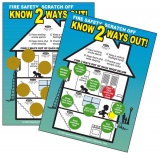 Scratch-Offs "Know 2 Ways Out" (Stock)
